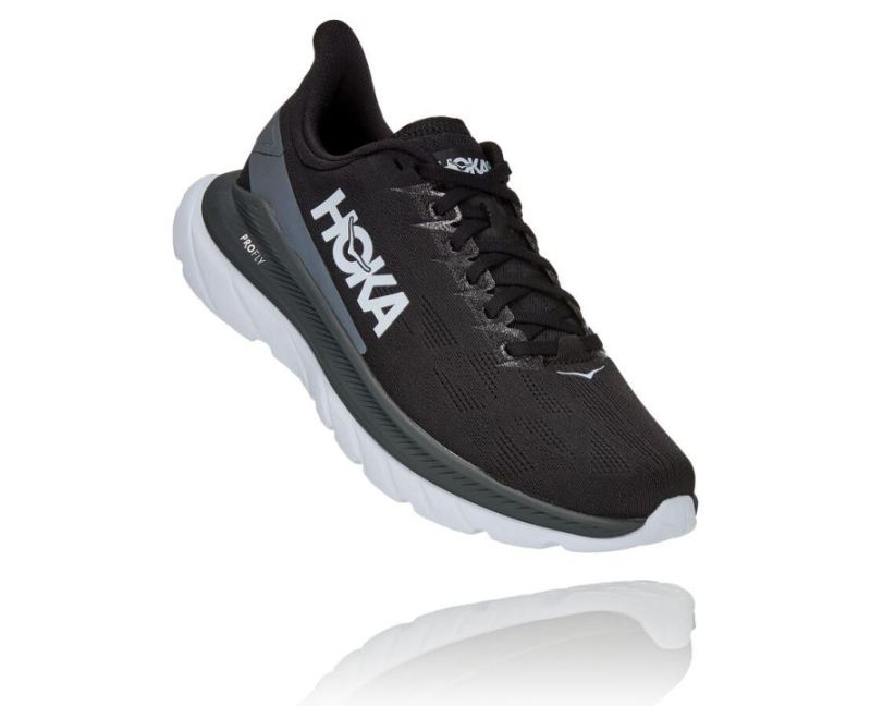 HOKA | MEN'S MACH 4 BLACK / DARK SHADOW